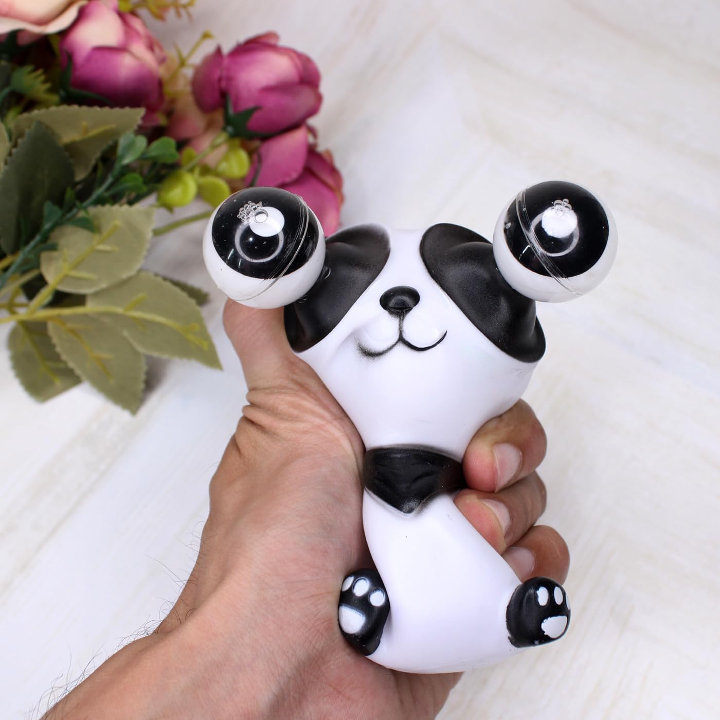 PandaPop: Squishy Eye-Popping Panda – Large Stress Relief Toy