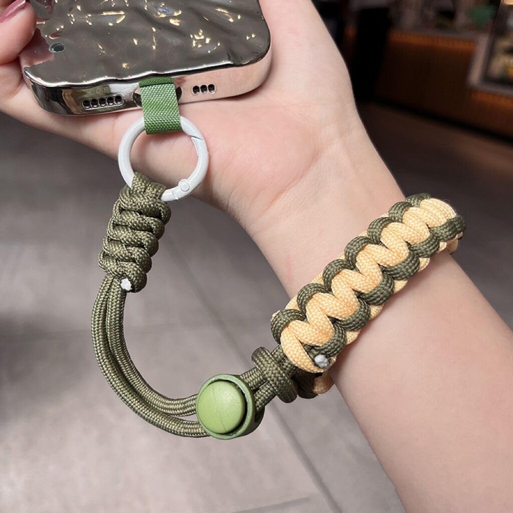 CharmLink: Beaded Phone Chain Wristlet & Lanyard Strap