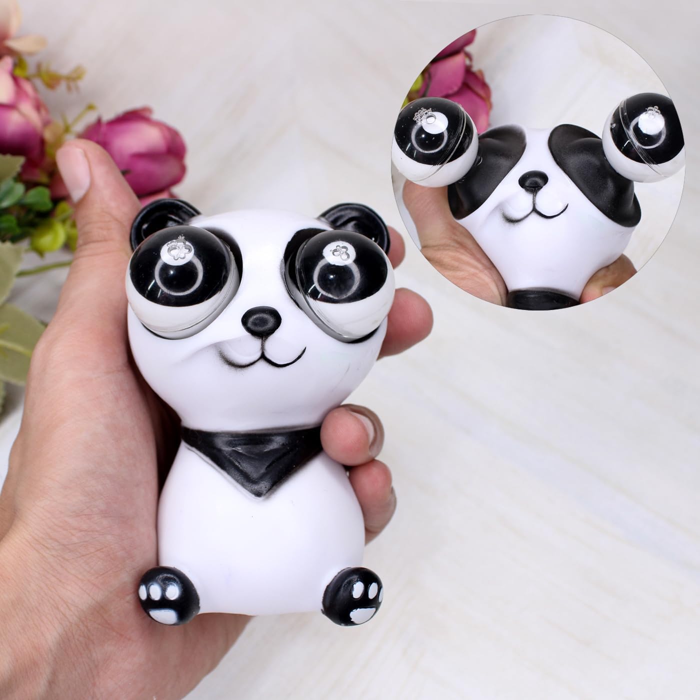 PandaPop: Squishy Eye-Popping Panda – Large Stress Relief Toy