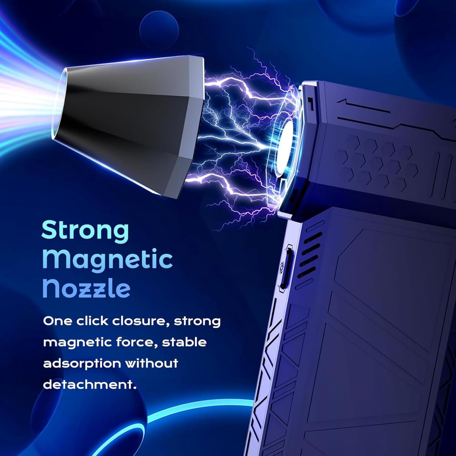 TurboJet: High-Speed Mini Blower & Air Duster (130,000 RPM, 52m/s Wind Speed)