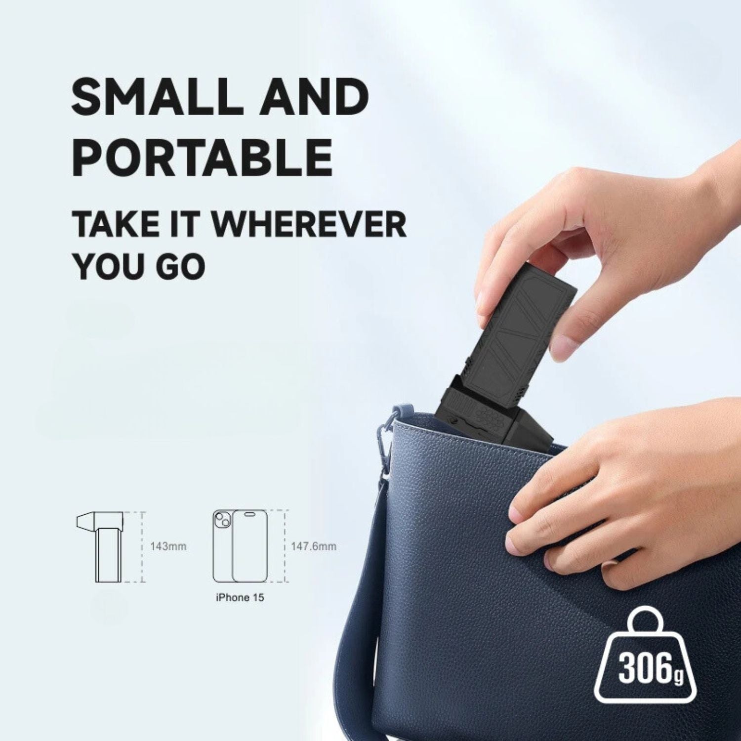 TurboJet: High-Speed Mini Blower & Air Duster (130,000 RPM, 52m/s Wind Speed)